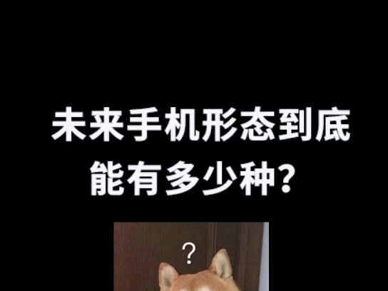 未来手机形态到底能有多少种?哔哩哔哩bilibili