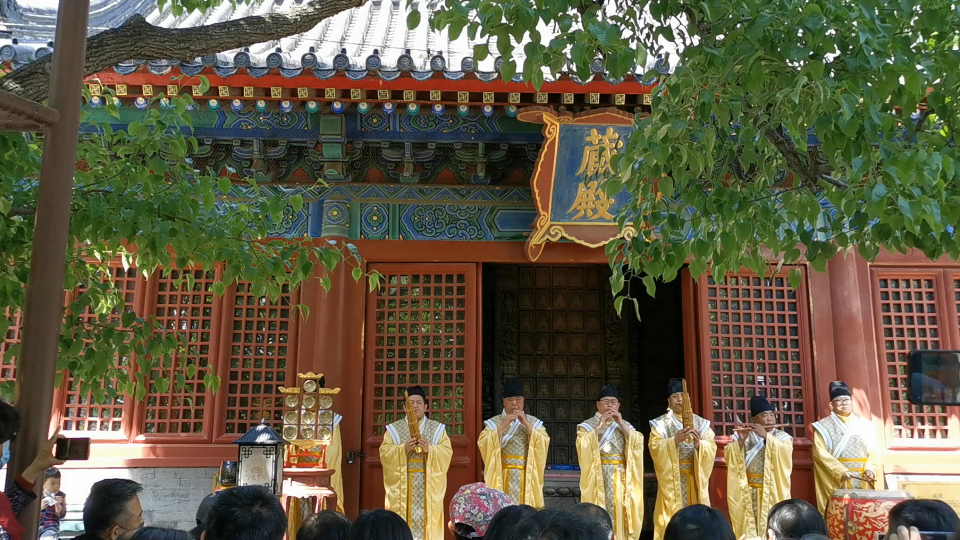 智化寺京音乐现场表演早场