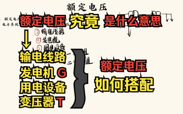 【电网】额定电压——额定电压是什么意思,代表着什么 + 输电线路、发电机、用电设备、变压器的额定电压横向对比→如何搭配的底层逻辑哔哩哔哩bilibili