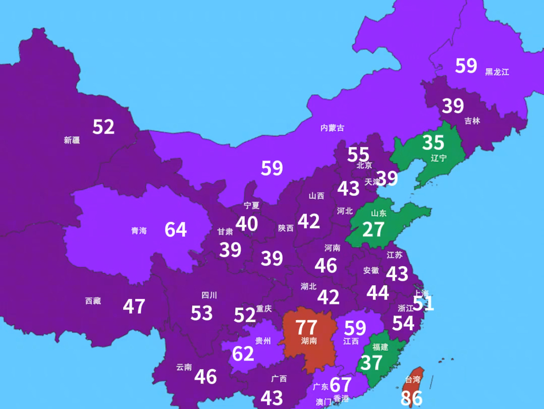 我国各省成人痔疮率分布图哔哩哔哩bilibili