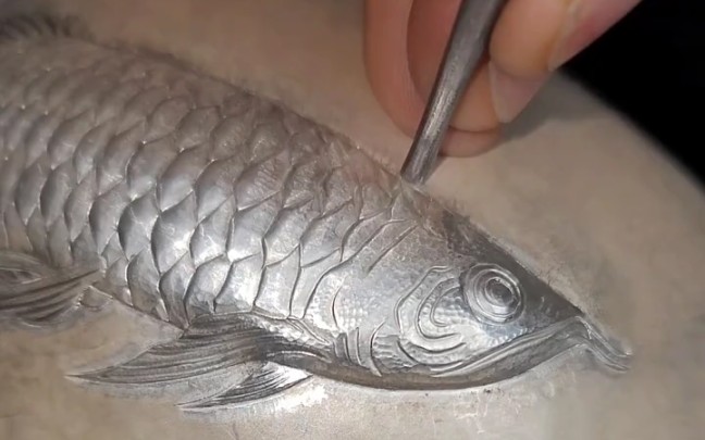 民间手艺人,走进錾刻世界.