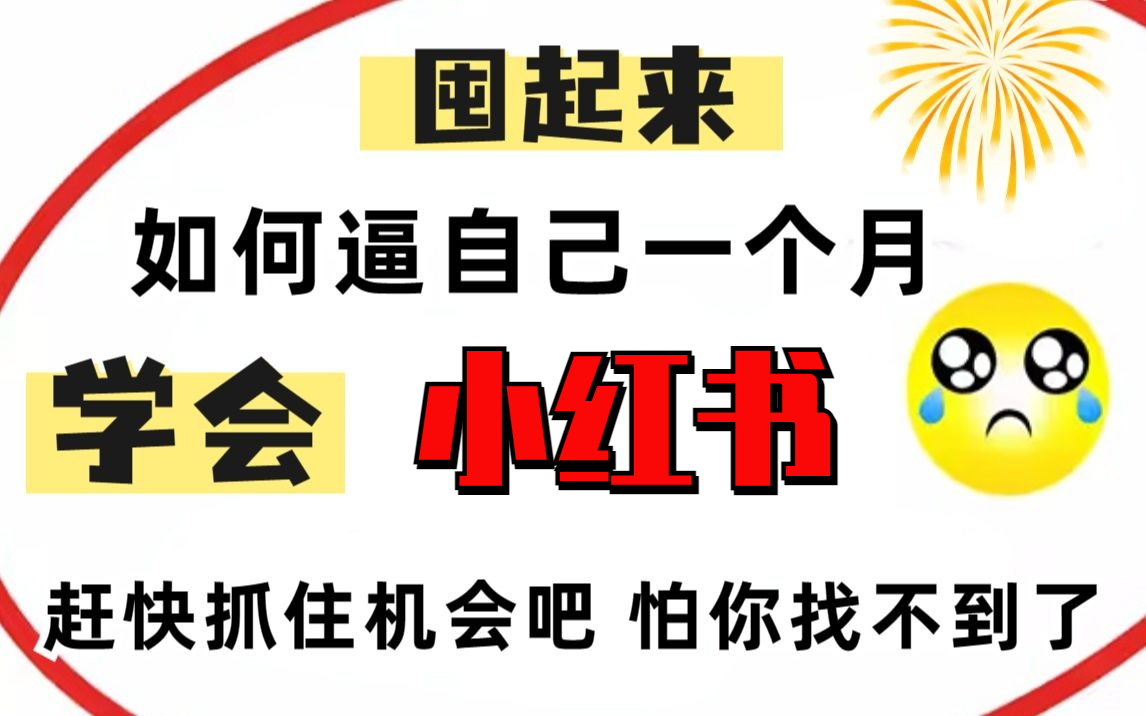 【2024B站最强小红书运营系统教程】吊打一切付费课!小红书蓝海市场 2024最值得做的新媒体平台哔哩哔哩bilibili