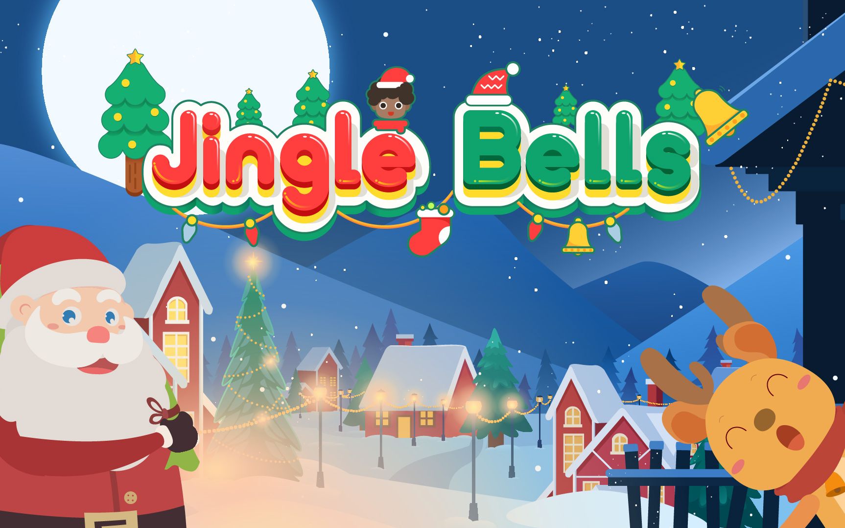 【抖音热门英文儿歌】gogokid:Jingle Bells 铃儿响叮当哔哩哔哩bilibili