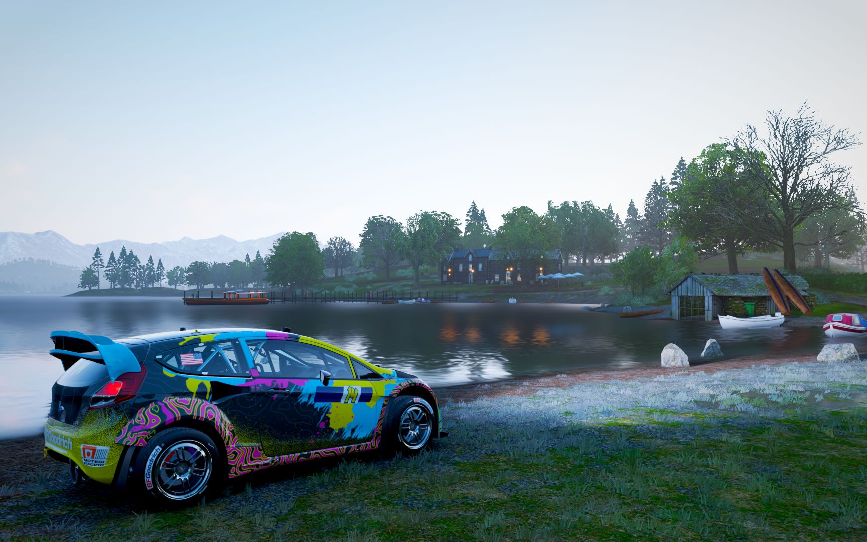 极限竞速地平线4地平线越野摩托表演赛福特fiestagrc