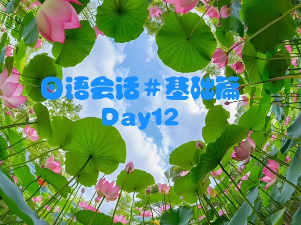 日语会话#基础篇Day12 日本语の授业はおもしろいです.哔哩哔哩bilibili