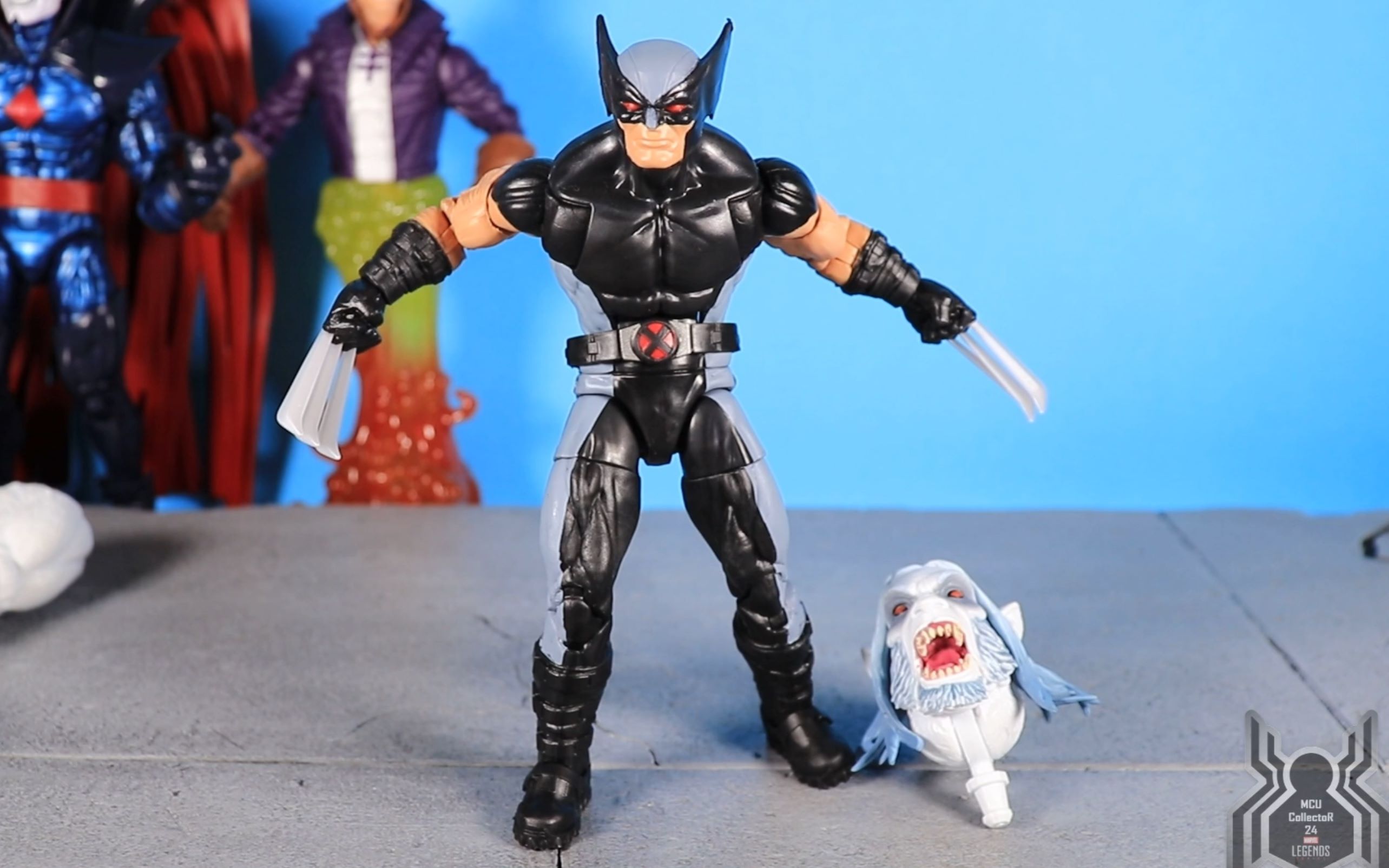 金刚狼Marvel Legends XForce WOLVERINE Wendigo BAF Wave Figure Review哔哩哔哩bilibili