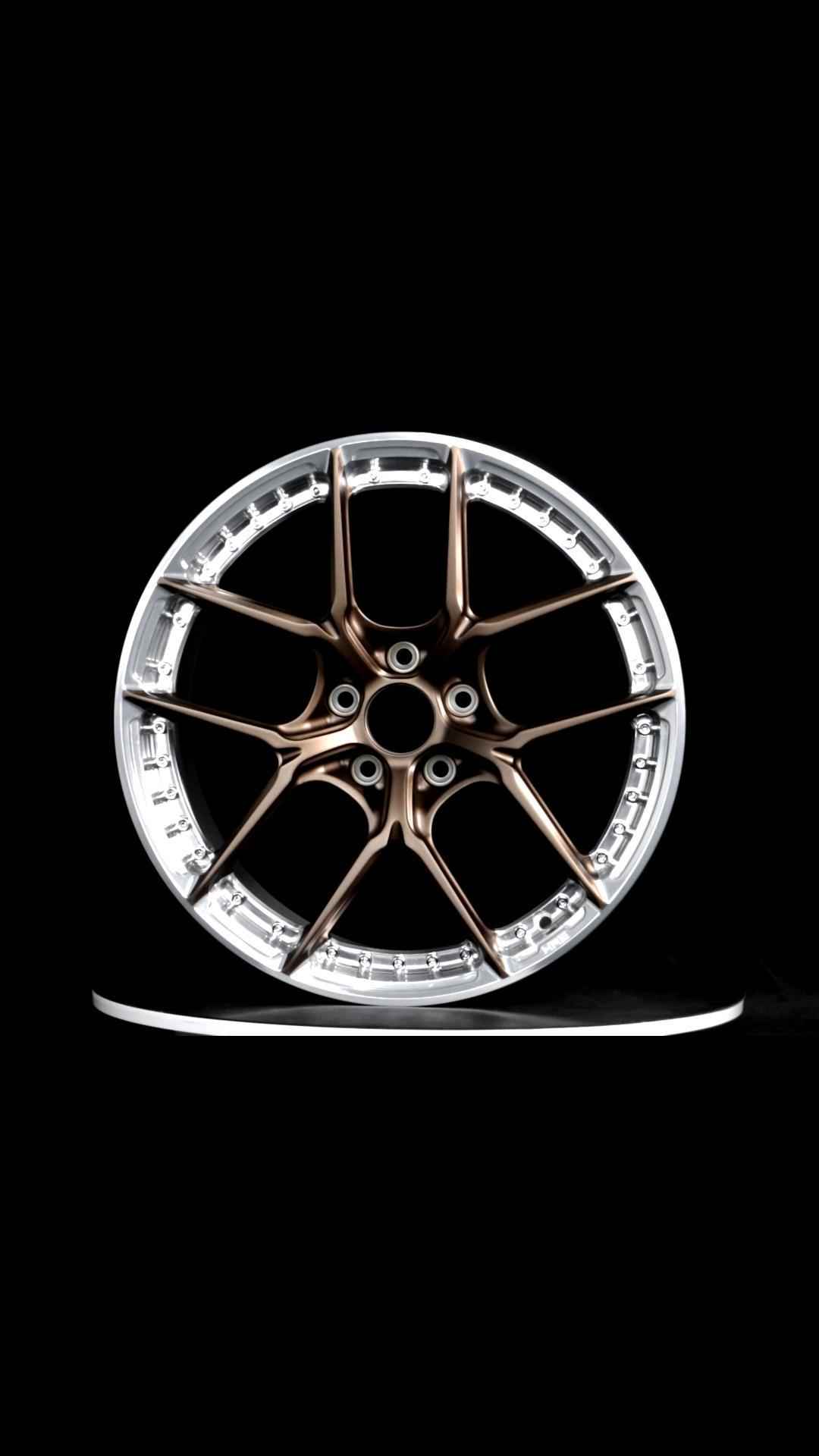 非常装逼的轮毂,定制个性轮毂来秀一下 #台州汽车轮毂厂家 #浙江汽车