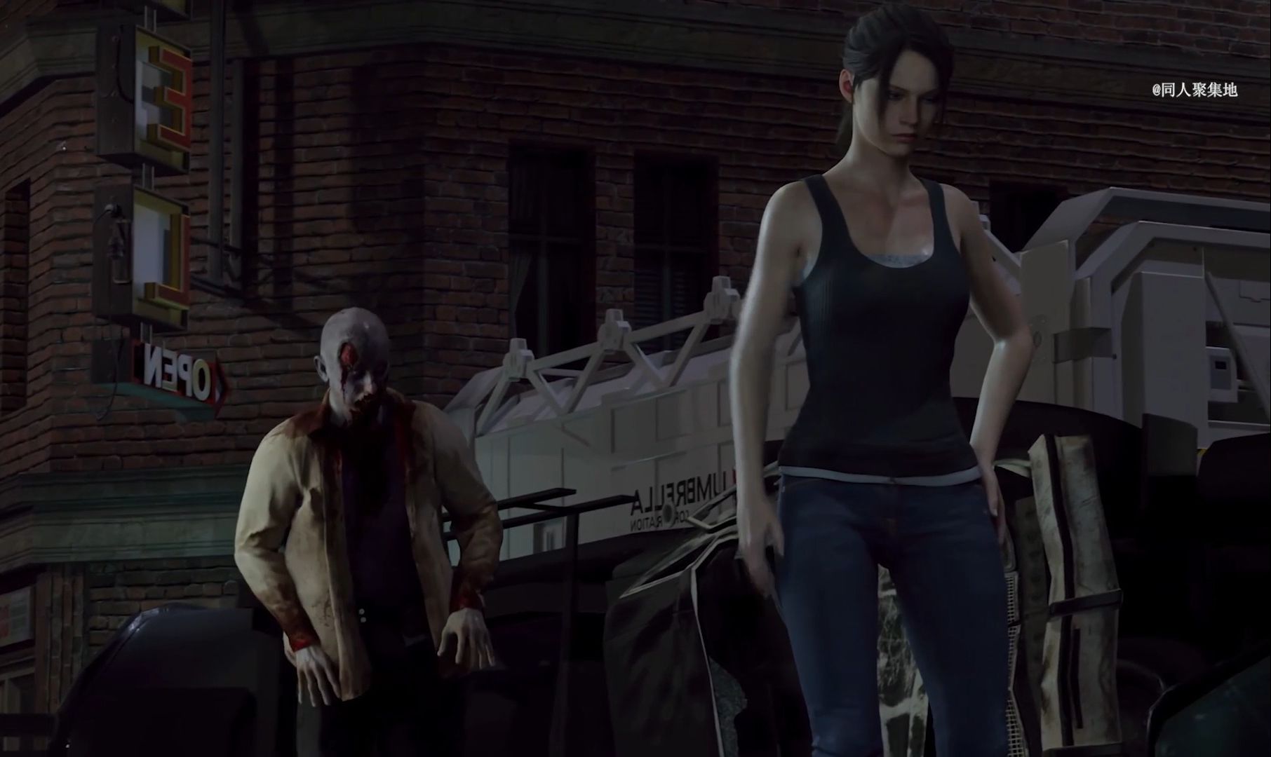 生化危机克莱尔特殊打僵尸方式【3d动态/durchfall】-同人聚集地-同人