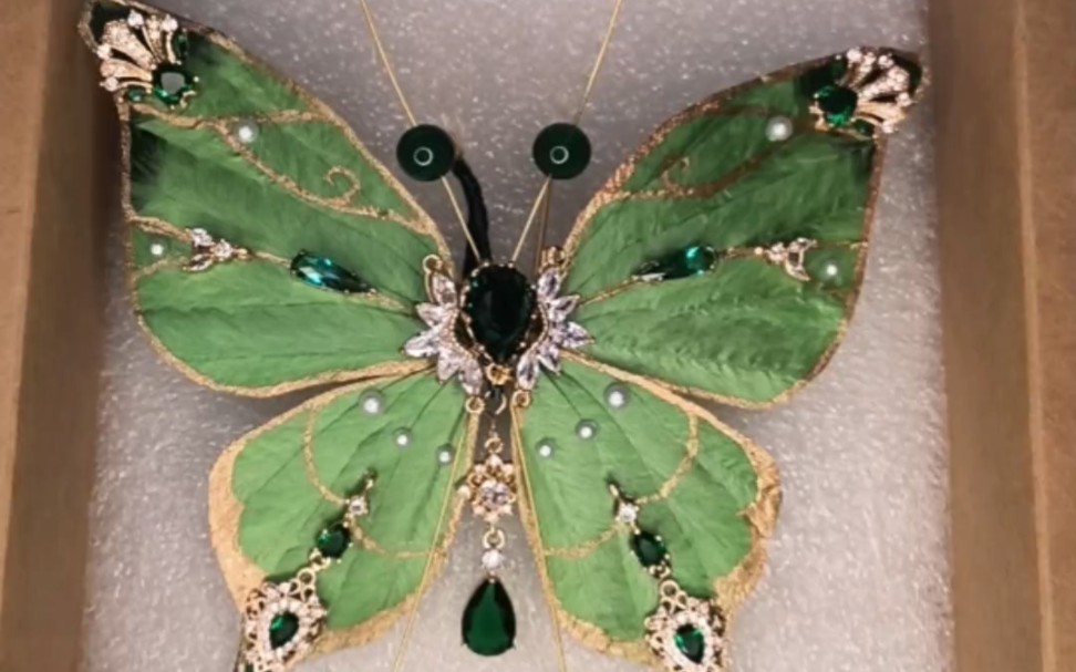 【簪娘】绒花蝴蝶