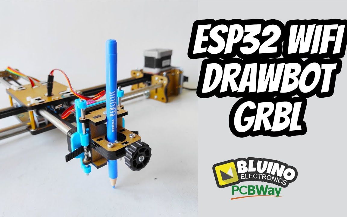  cnc grbl esp32 wifi drawbot bilibili