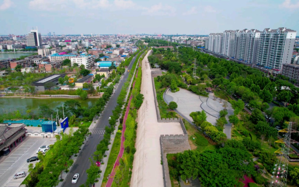 [图]航拍开封古城墙靓丽美景