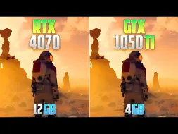 Download Video: NVIDIA 垂垂老矣的一代神卡 GTX 1050 Ti vs RTX 4070 测试游戏性能差异对比