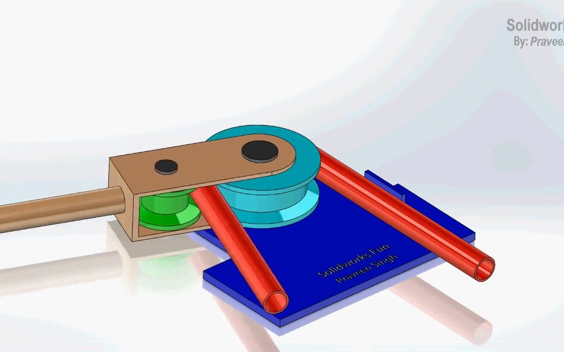 教程搬运使用solidworks制作钢管折弯动画u形方法一