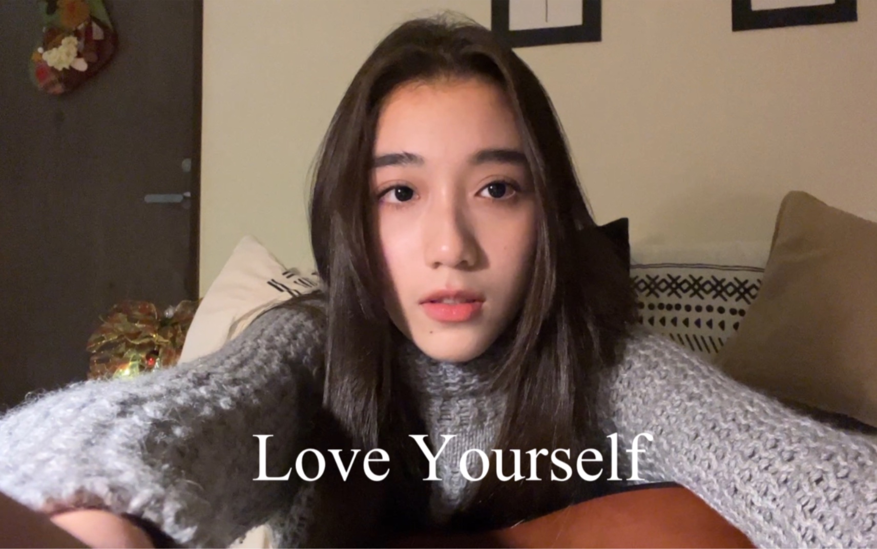 [图]高中生吉他弹唱《Love Yourself》