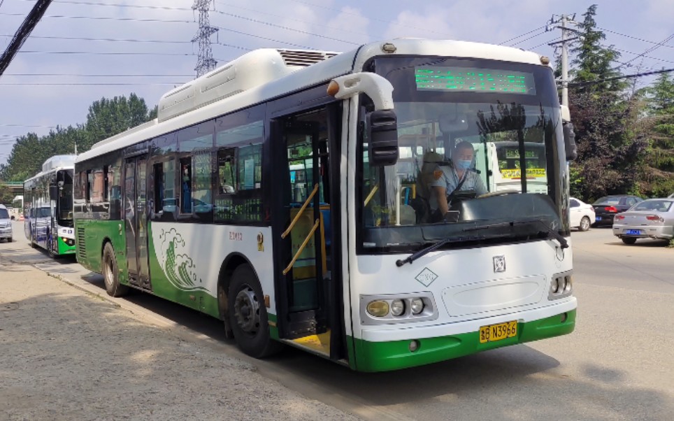 青岛城运控股集团915路独苗空调q7编号kt043城阳十五中车站出站