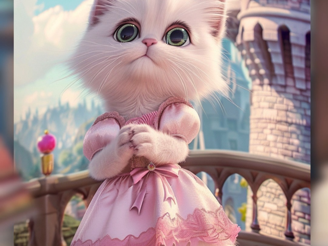 4k ep48 小貓睡公主在迪士尼城堡中的公主冒險!