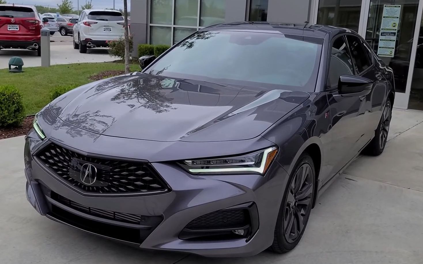 中文字幕 2021 讴歌acura tlx -静态实车体验,外观内饰质感极佳,设计