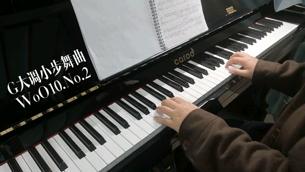 [图]【成人学琴】G大调小步舞曲～贝多芬（美美老师高级课第2课）20220409