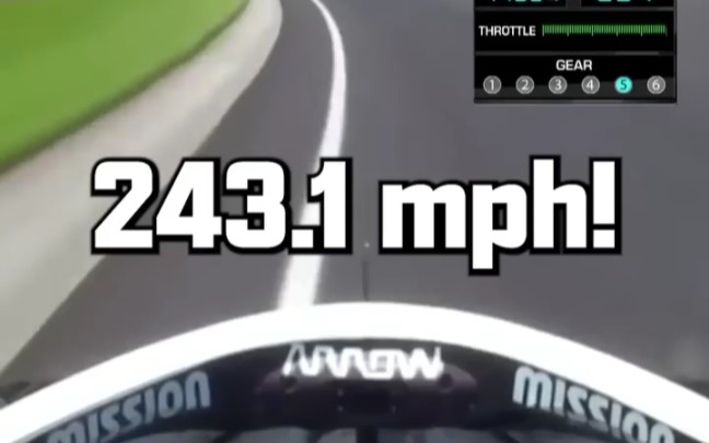 印地赛车新速度记录!高达390km/h的极限过弯!哔哩哔哩bilibili