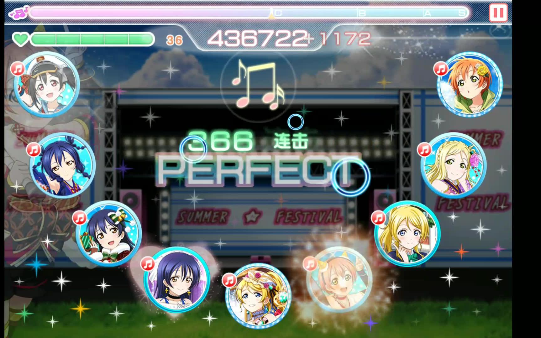 lovelive学院偶像祭满速fc欲于辉夜城起舞2p伪全连击_音游_游戏_bili