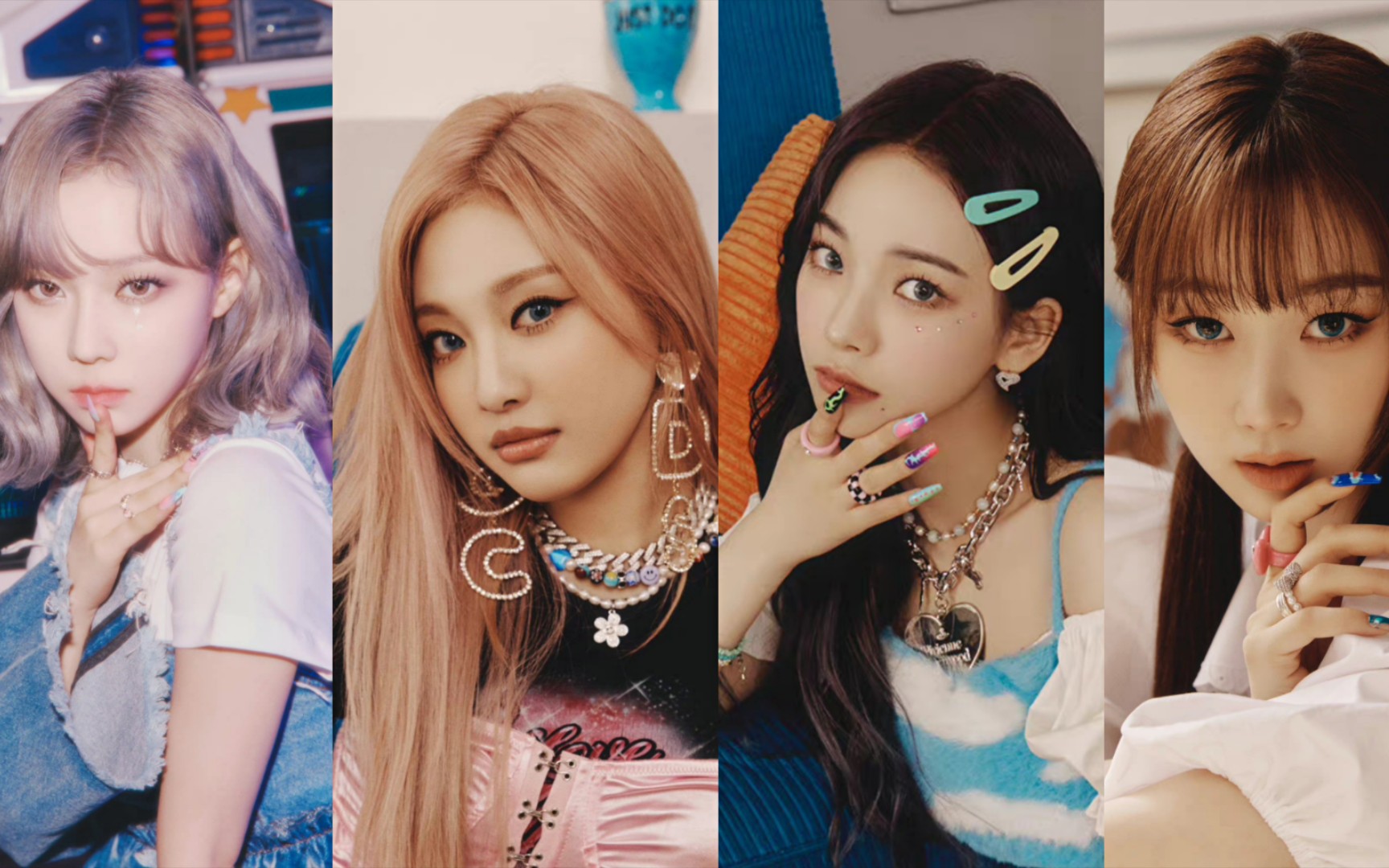 aespa《girls》预告照公开,全员妆造在线 !
