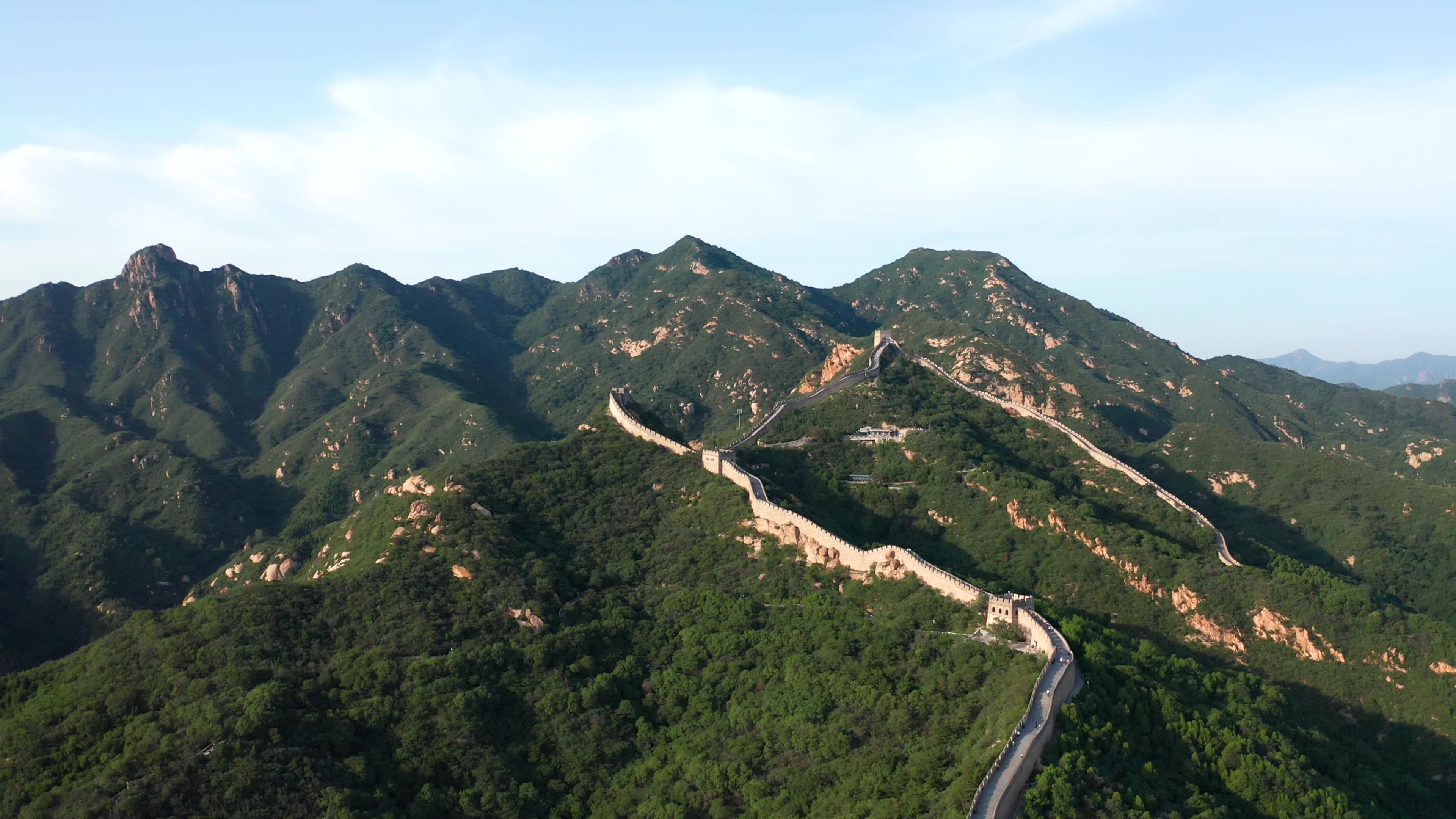 速降航拍北京八达岭长城风貌【大疆 御 mavic 2 pro】