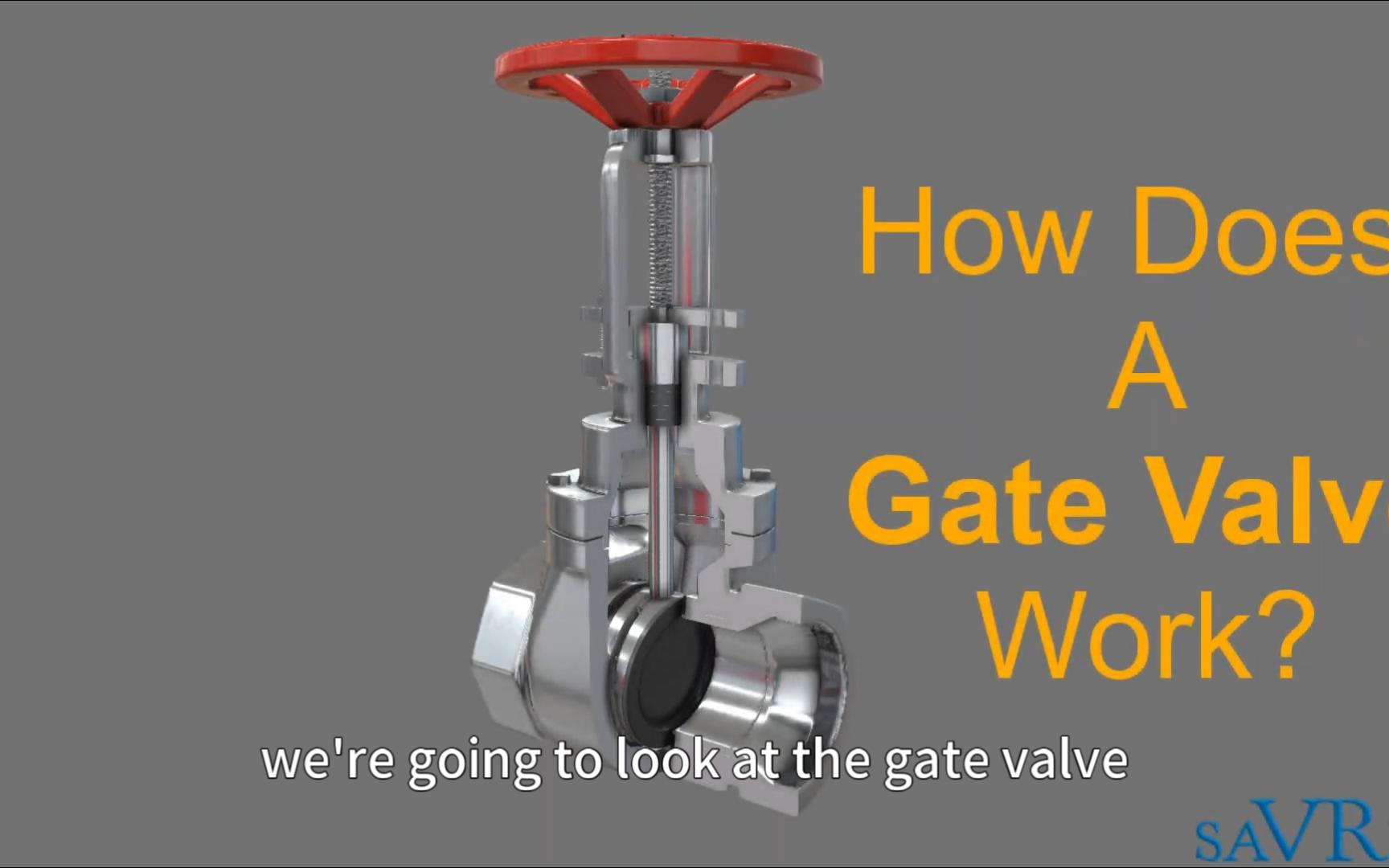 门阀的工作原理模拟动画  How Gate Valves Work哔哩哔哩bilibili