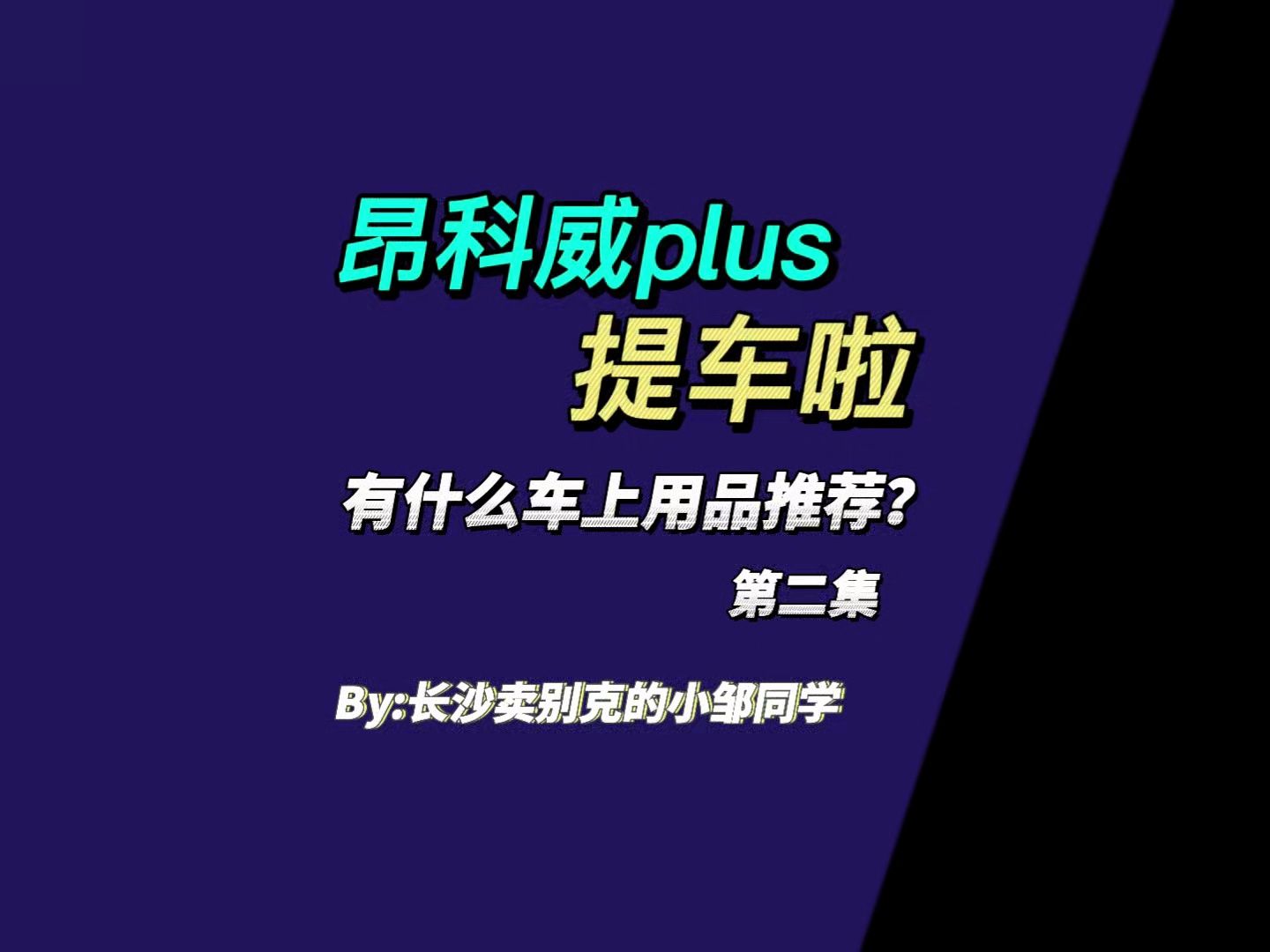 昂科威plus提车了,有什么车上用品推荐吗?第二集哔哩哔哩bilibili