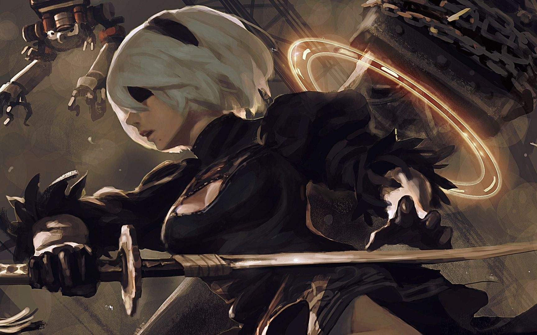 【nier:automata】第九期(把三期视频并成了一期,哈哈哈,不愧是我~)