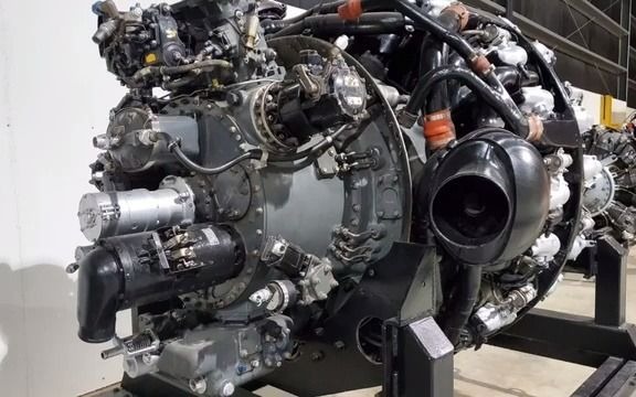 赖特r3350发动机废气涡轮wright r-3350 power recovery turbin_哔哩