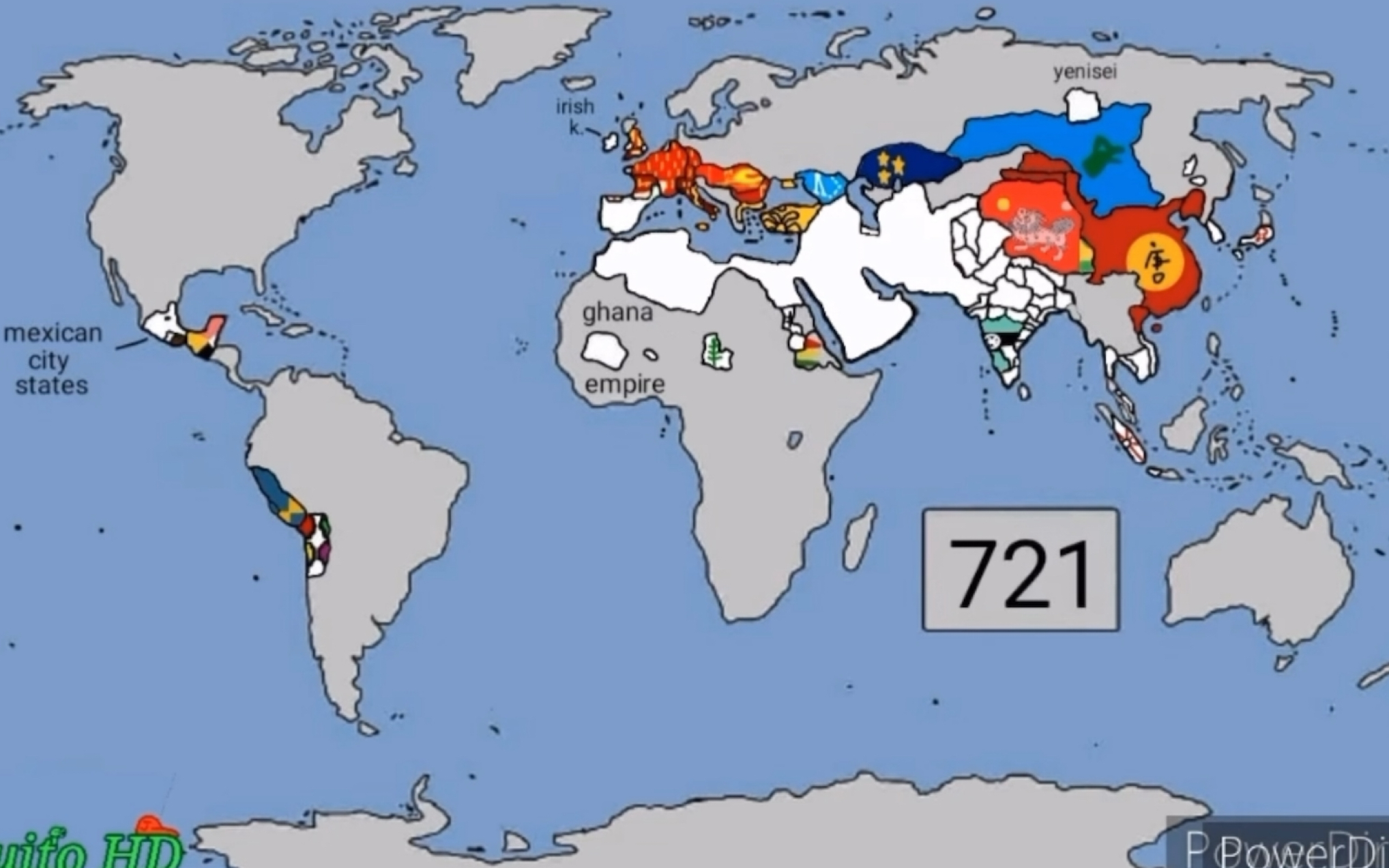 【历史地图】古代世界各国国旗变化与版图变迁(0~1000)哔哩哔哩bilibili