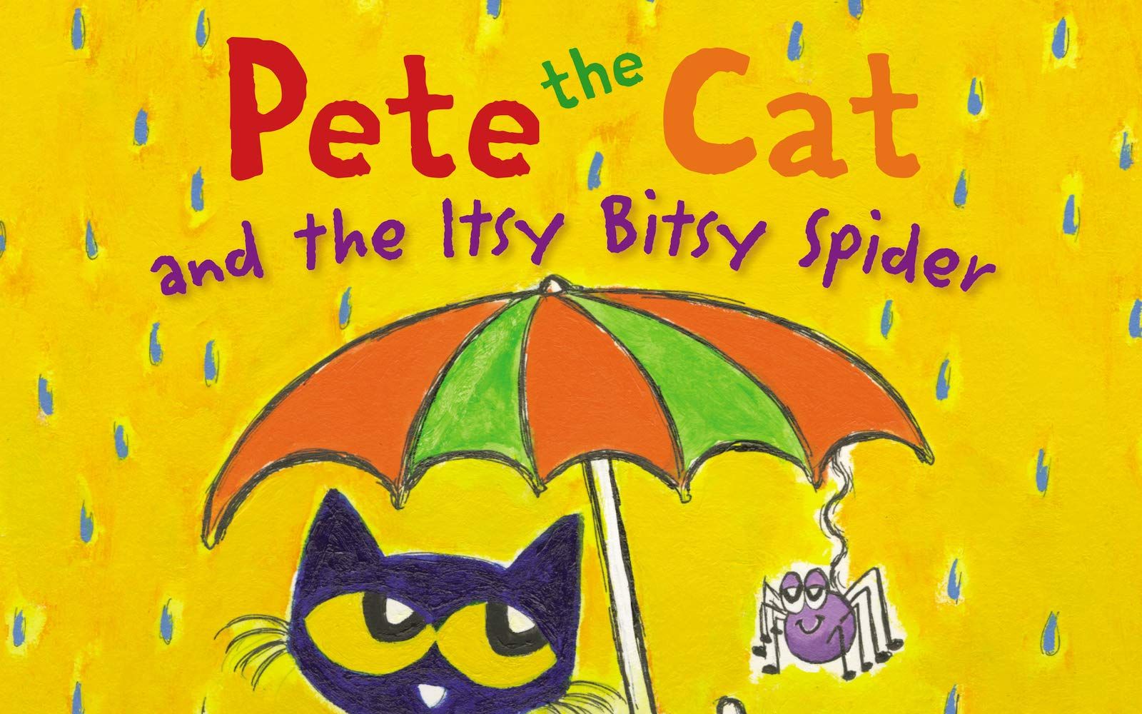 [图]【英语】《皮特猫和可爱的小蜘蛛 Pete the Cat and the Itsy Bitsy Spider》儿童英语绘本故事