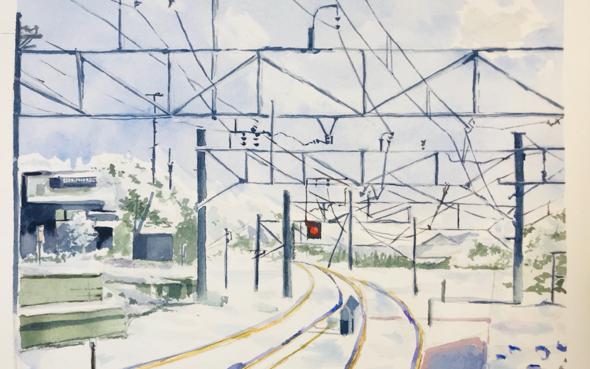 水彩秒速五厘米赫尔拜因新颜彩测试