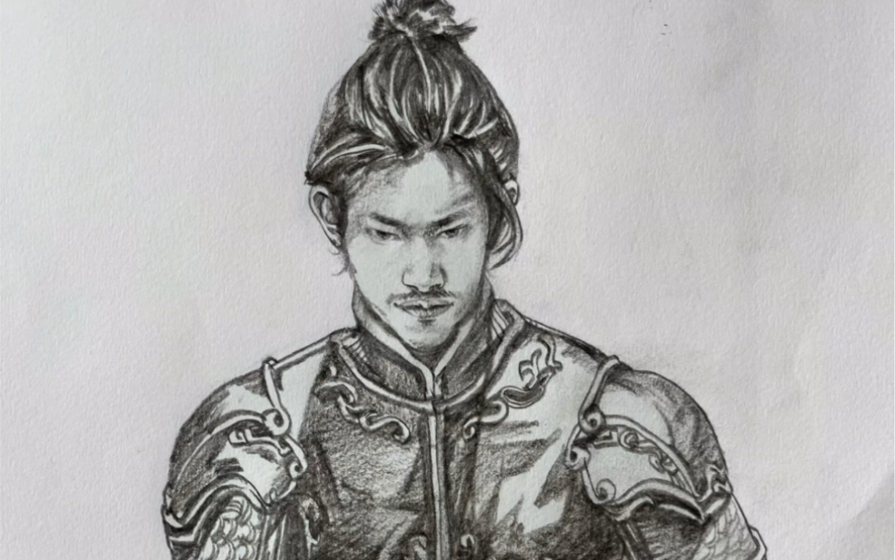 画速写之满江红易烊千玺