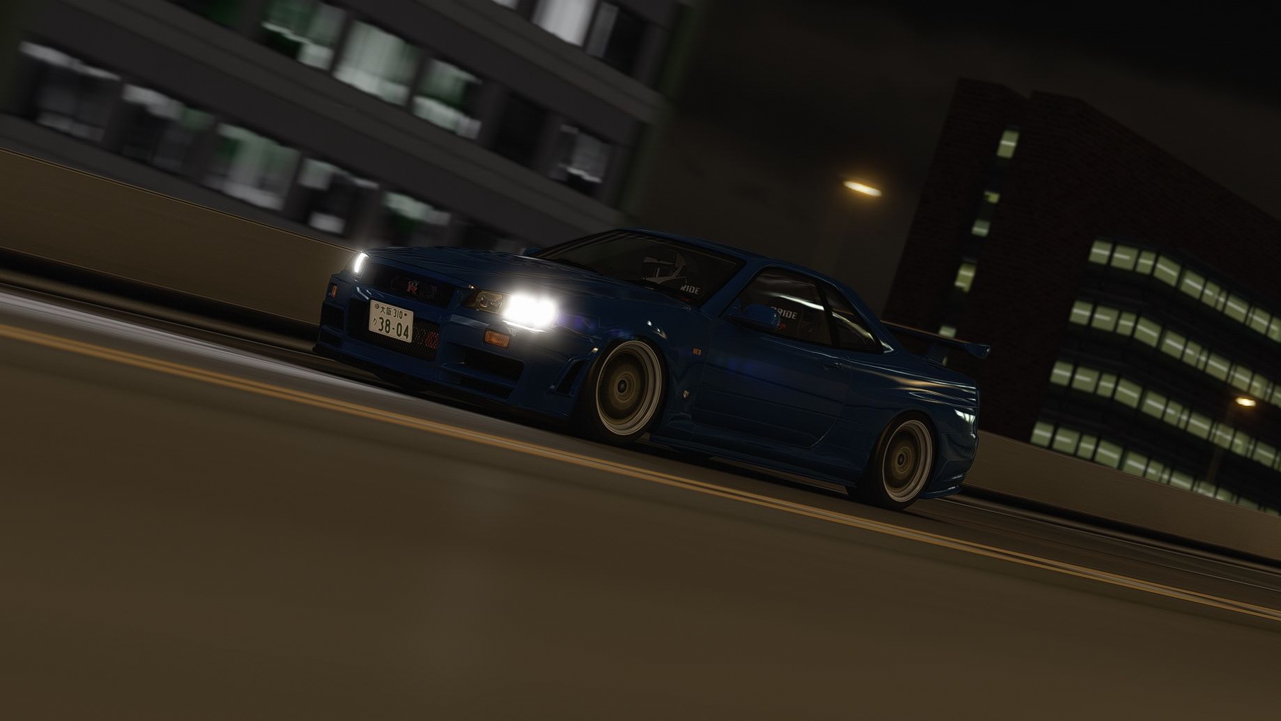 gtr34 跑一下首都高