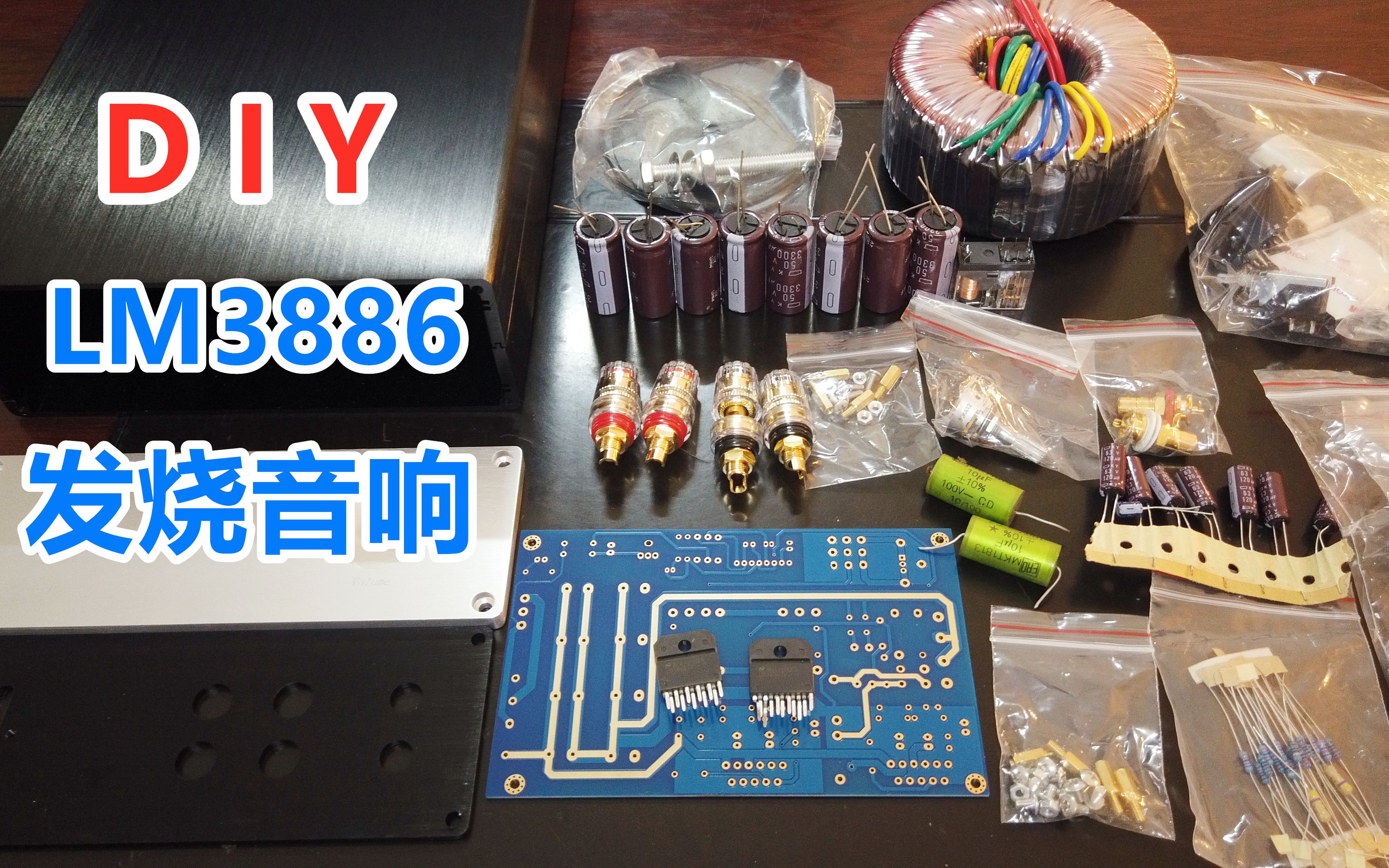 小伙准备DIY发烧音响,花400元买了一批材料,你们说这用料猛不猛哔哩哔哩bilibili