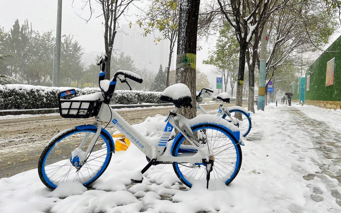 今天北京会下雪吗,还记得2021年的雪吗?跟我时光穿梭到2021年去!雪中漫步,从翠屏西路到利泽西二路到望京北路到广顺北大街哔哩哔哩bilibili