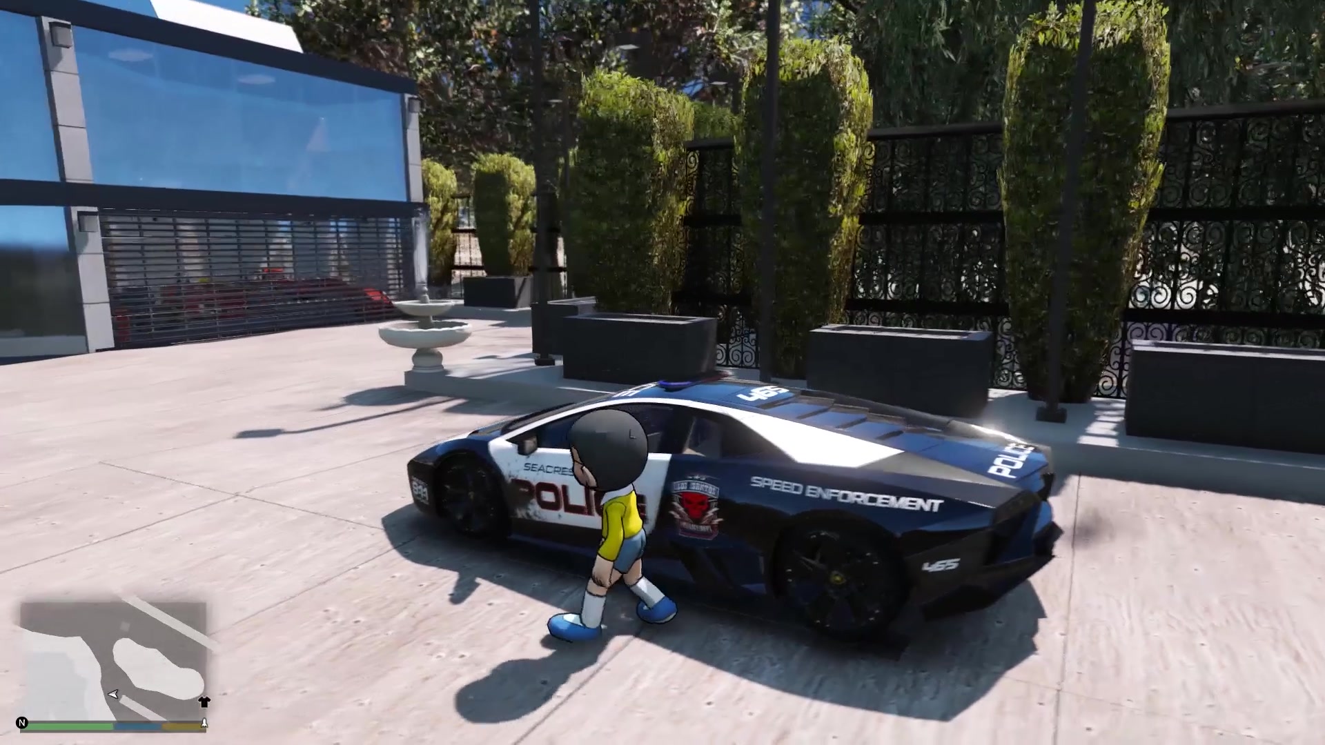 gta5 大雄忌妒阿福的新屋到处破坏_哔哩哔哩_bilibili