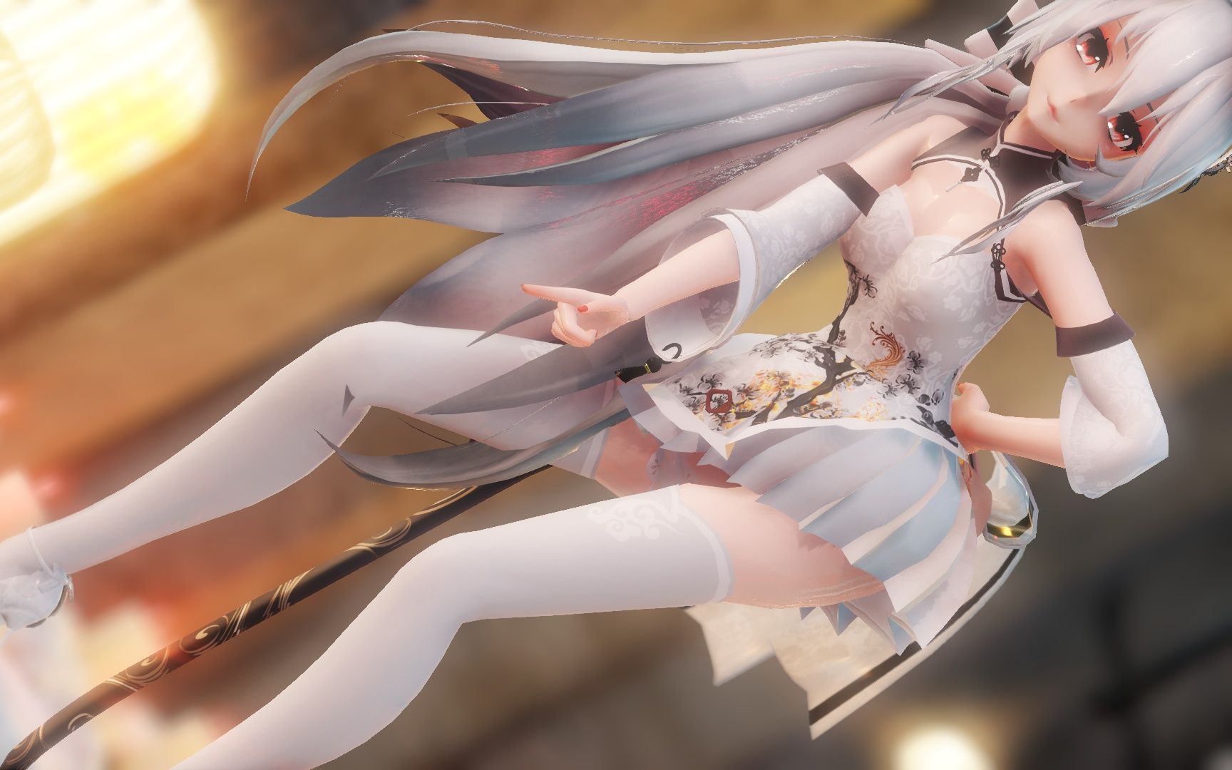 白丝短旗袍弱音—神谕法则(生日作)