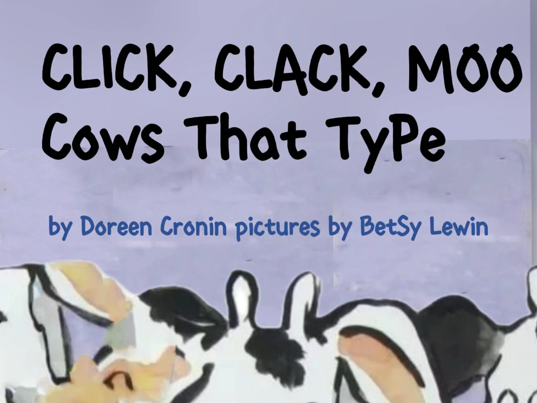 [图]Click,clack,moo,cows that type原版绘本