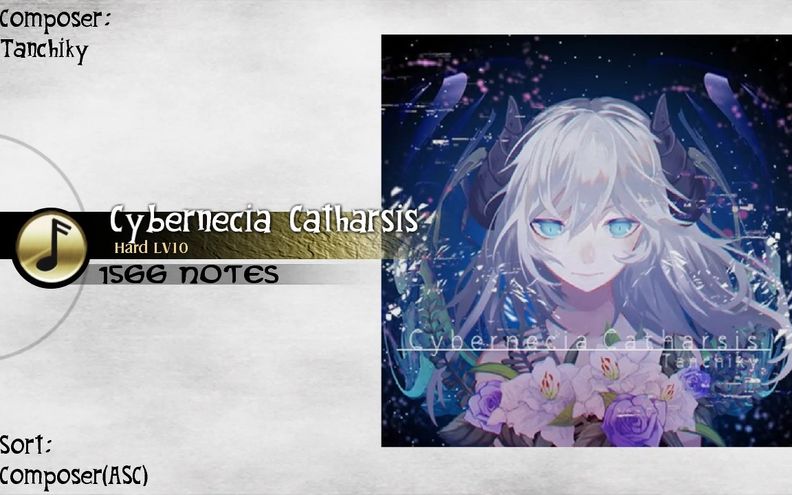 [图]【Deemo Fanmade】Cybernecia Catharsis（HARD LV.10）谱面演示