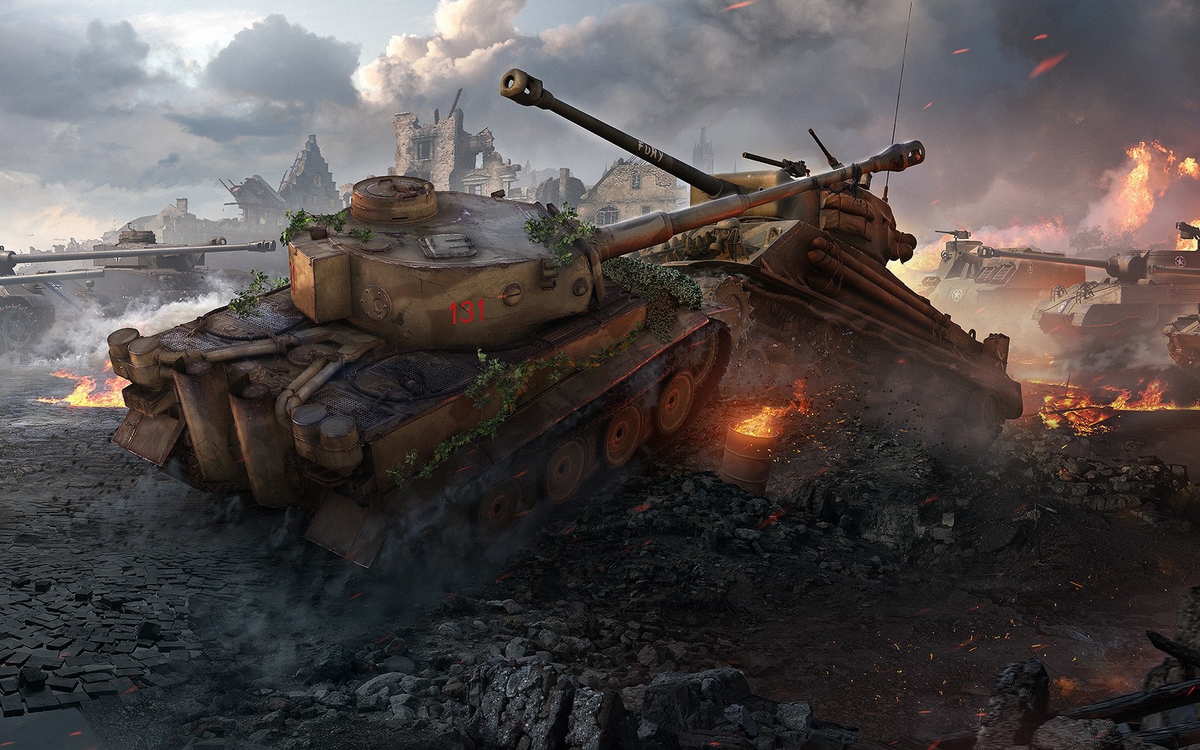 wotb坦克世界闪电战国服第一虎式