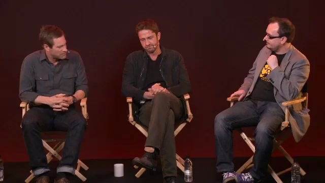 [图]Gerard Butler & Aaron Eckhart Olympus Has Fallen Interview