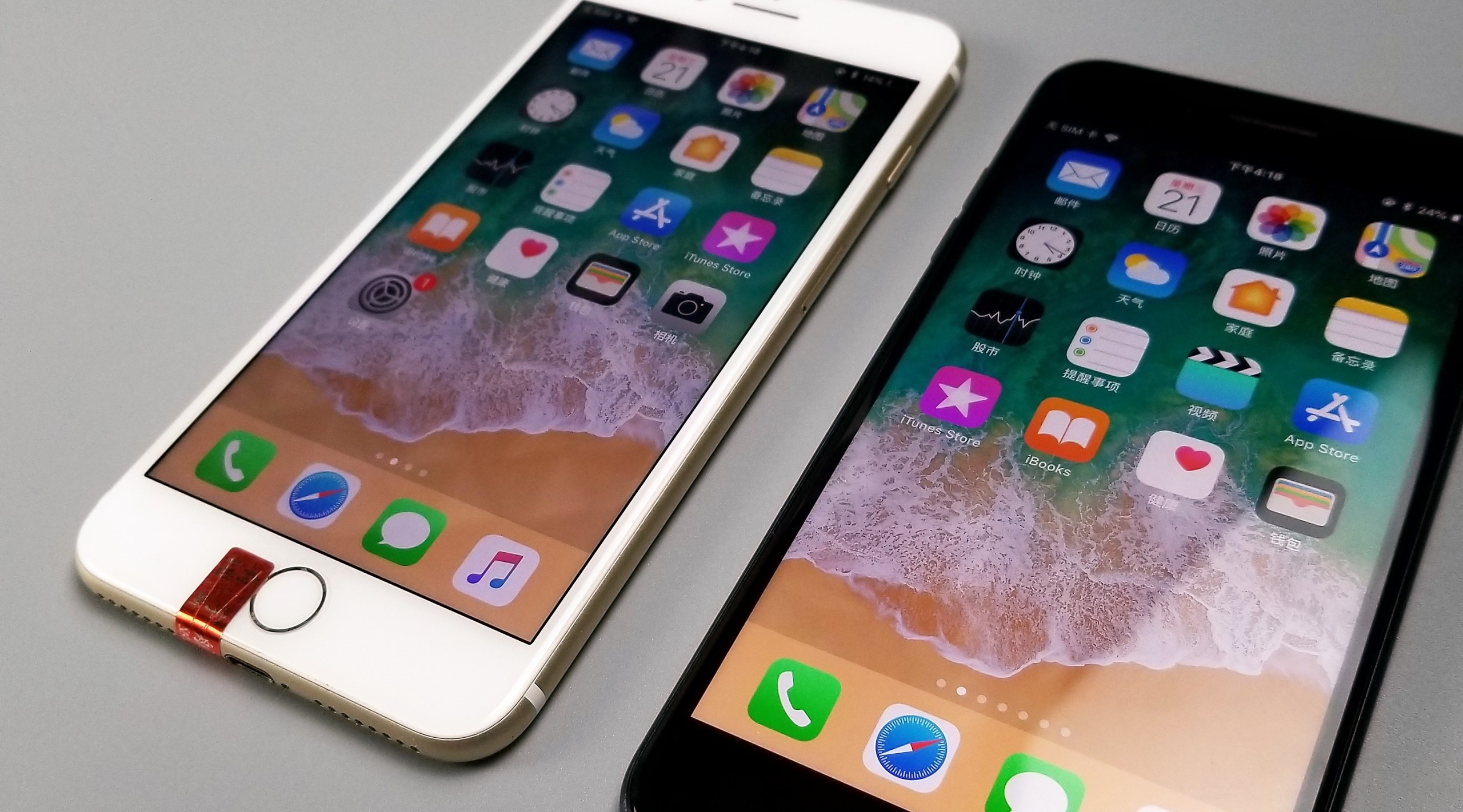 苹果8p对比苹果7p上手测评,2分钟告诉你谁更值得买!