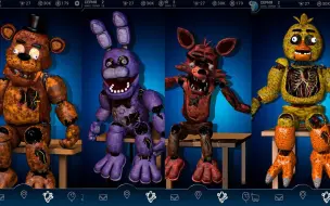 Download Video: 【胆小勿入】FNAF1死亡画面同人动画