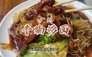 Download Video: 广州花都觅食牛腩面，牛腩汁捞面太棒了。可惜牛腩太少了！#牛腩捞面 #这一碗好过瘾 #妈呀太香了 #吃货日常 #抖音美食推荐官