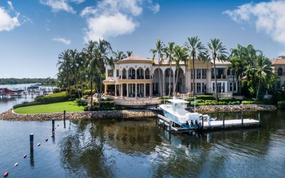 豪宅欣赏-在佛罗里达州admirals cove的地中海风格豪