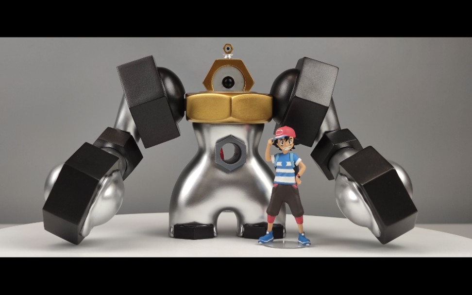 开箱美录坦 & 美录梅塔 1/20 宝可梦 比例世界 阿罗拉地区小智_哔哩