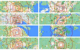 下载视频: 把北京环线放到其他城市对比大小