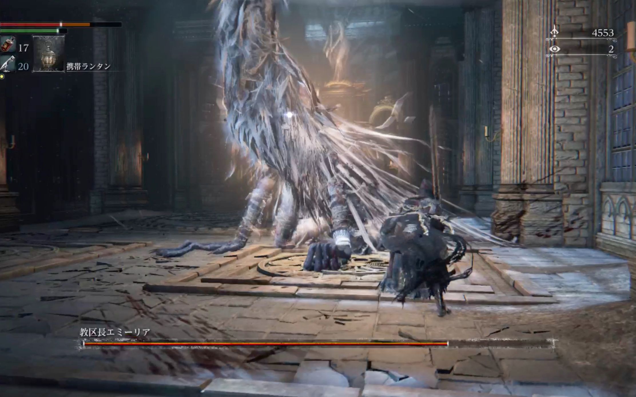 【血源诅咒】『代理人阿梅利亚』boss战录像(当时感觉这个山羊女身上